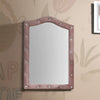 ACME Reggie Pink Fabric Mirror Model 30824