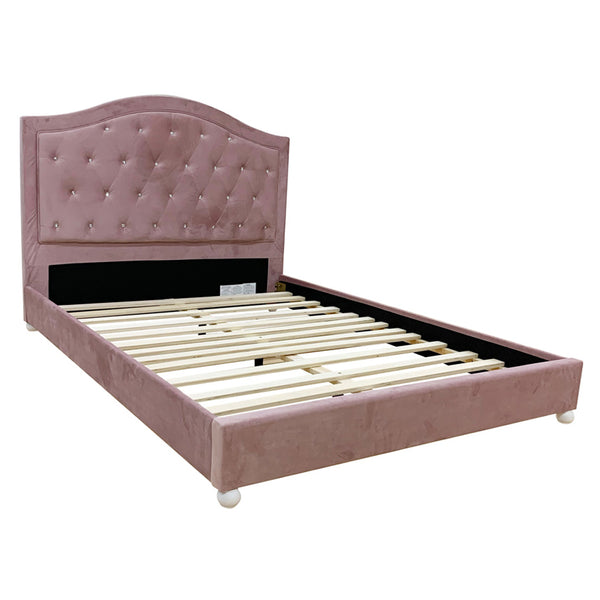 ACME Reggie Pink Fabric Full Bed Model 30875F