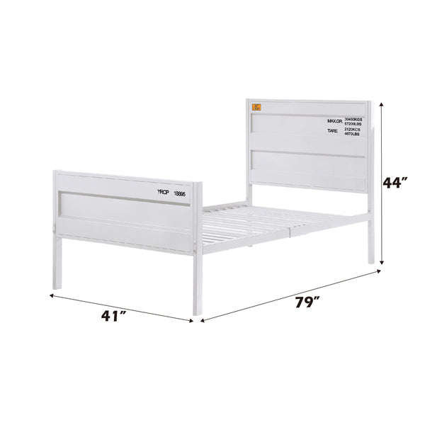 ACME Cargo White Twin Bed Model 35900T