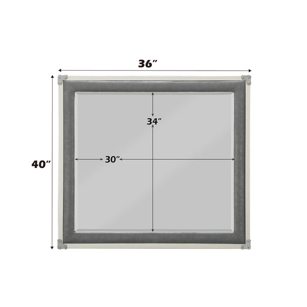 ACME Orchest Gray Mirror Model 36139