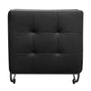 ACME Senon Silver & Black Adjustable Chair (Futon) Model 37276