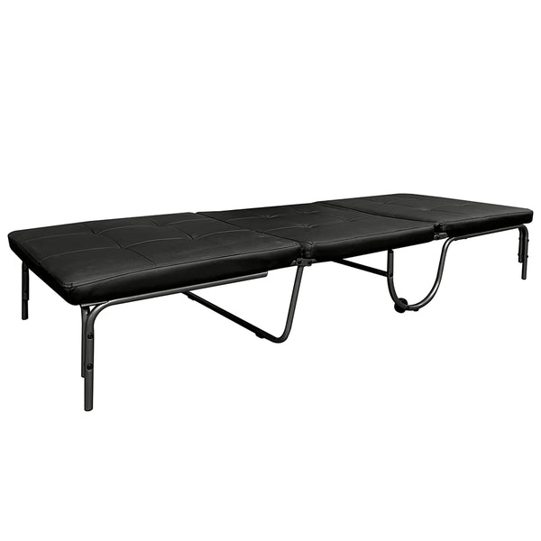 ACME Senon Silver & Black Adjustable Chair (Futon) Model 37276