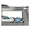 ACME Allentown Gray Bunk Bed (Twin | Twin) with Trundle &Storage Model 37870