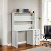 ACME Cargo White Writing Desk with Hutch Model 37887