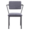ACME Cargo Gray Fabric & Gunmetal Office Chair Model 37898