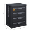 ACME Cargo Gunmetal Chest with 4 Drawers Model 37956