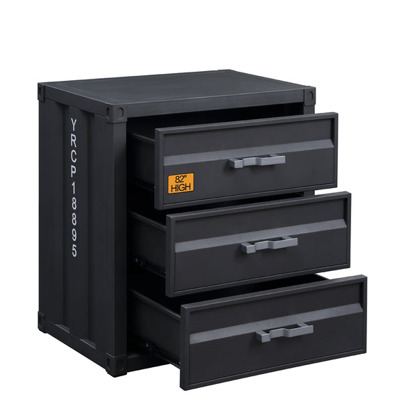 ACME Cargo Gunmetal Chest with 3 Drawers Model 37957