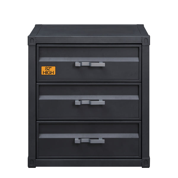 ACME Cargo Gunmetal Chest with 3 Drawers Model 37957