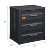 ACME Cargo Gunmetal Chest with 3 Drawers Model 37957