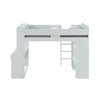 ACME Ragna White Twin Loft Bed with Desk & Wardrobe Model 38060