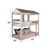 ACME Darlene Rustic White Bunk Bed (Twin | Twin)Model 38135