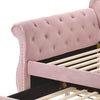 ACME Adkins Pink Velvet Daybed with Trundle (Twin) Model 39420