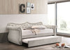 ACME Adkins Beige Linen Daybed with Trundle (Twin) Model 39430