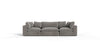 Divani Casa Vicki Modern Grey Fabric Modular Sectional Sofa 3 Piece Sectional Model VGKK-KF.8033-SECT-GRY-3-Piece Sectional