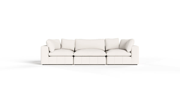 Divani Casa Vicki Modern Off White Fabric Modular Sectional Model VGKV-KF.8033-MOD-IVORY
