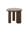 Modrest Strauss Contemporary Brown Ash Round Tall End Table Model VGOD-LZ-326E-BRN