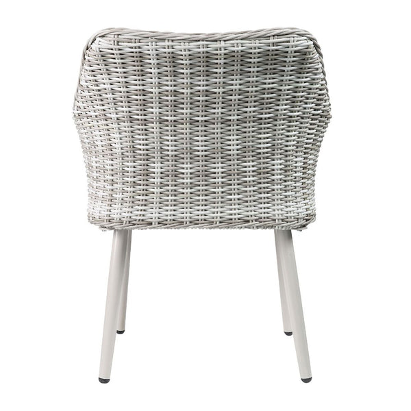 ACME Tashay Green Fabric & Beige Wicker 3 Piece Patio Bistro Set Model 45005