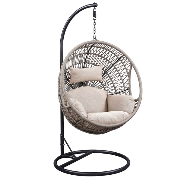 ACME Vasant Fabric & Rope Hanging Chair Model 45088
