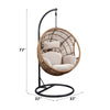 ACME Vasant Fabric & Rope Hanging Chair Model 45088