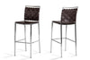 Shasta Modern Brown Eco Leather Bar Stool (Set Of 2) Model VGHR5011B-BRN