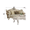 ACME Bently Fabric & Champagne Sofa with 7 Pillows(Same LV01579) Model 50660