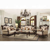 ACME Shalisa Fabric & Walnut Loveseat with 5 Pillows(Same LV01586) Model 51051