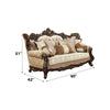 ACME Shalisa Fabric & Walnut Sofa with 7 Pillows(Same LV01585) Model 51050