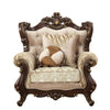 ACME Shalisa Fabric & Walnut Chair with 2 Pillows(Same LV01587) Model 51052