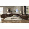 ACME Porchester Distress Chocolate Top Grain Leather Loveseat Model 52481