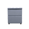 ACME Bois II Gray Velvet Modular Armless Chair Model 53305
