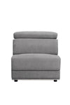 ACME Alwin Dark Gray Fabric Modular Armless Chair Model 53722