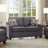ACME Cleavon II Gray Linen Loveseat with 2 Pillows Model 53791