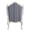 ACME Ciddrenar Fabric & White Chair with Pillow Model 54312