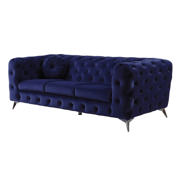 ACME Atronia Blue Velvet Sofa Model 54900