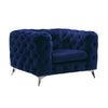 ACME Atronia Blue Velvet Chair Model 54902