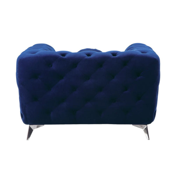 ACME Atronia Blue Velvet Chair Model 54902
