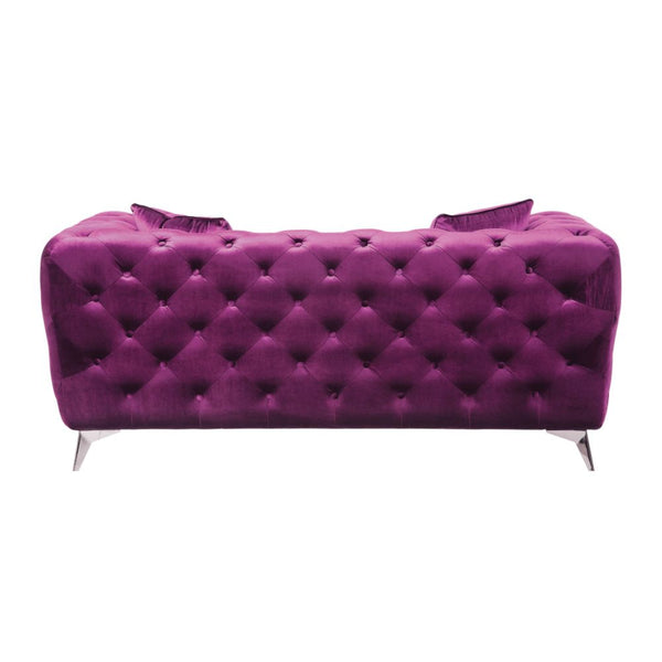 ACME Atronia Purple Velvet Loveseat Model 54906