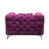 ACME Atronia Purple Velvet Chair Model 54907