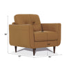 ACME Radwan Camel Top Grain Leather Chair Model 54957
