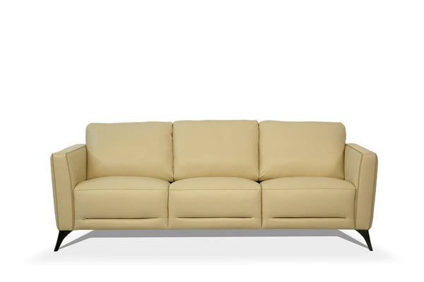 ACME Malaga Cream Top Grain Leather Sofa Model 55005