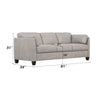 ACME Matias Dusty White Top Grain Leather Sofa Model 55015