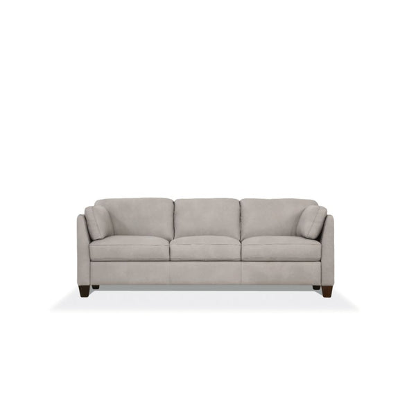 ACME Matias Dusty White Top Grain Leather Sofa Model 55015