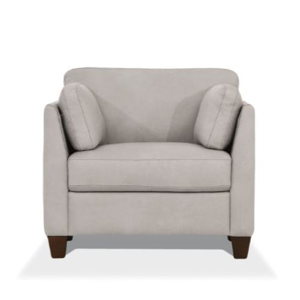 ACME Matias Dusty White Top Grain Leather Chair Model 55017