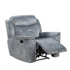 ACME Mariana Silver Gray Fabric Motion Recliner Model 55032