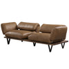 ACME Narech Nutmeg Top Grain Leather Sofa with Swivel Model 55065