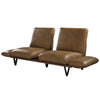 ACME Narech Nutmeg Top Grain Leather Sofa with Swivel Model 55065