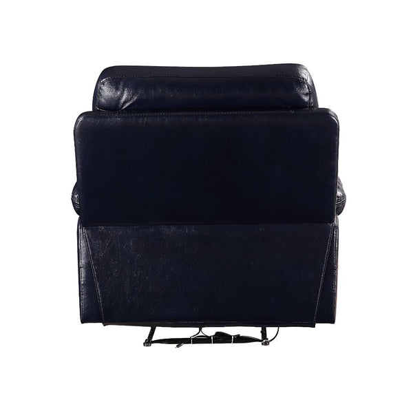 ACME Aashi Navy LeatherGel Match Motion Recliner Model 55372