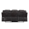 ACME Braylon Magnetite Synthetic Leather Motion Sofa Model 55410