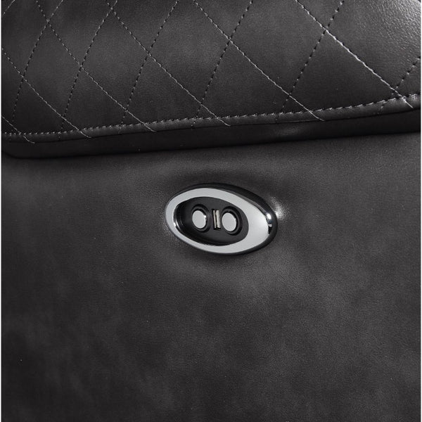 ACME Braylon Magnetite Synthetic Leather Power Motion Recliner Model 55413