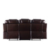 ACME Braylon Brown Synthetic Leather Motion Sofa Model 55415